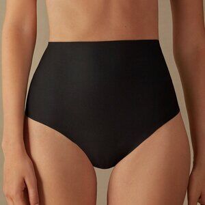 Intimissimi Raw-Cut Microfiber French Knickers High Waisted Panty